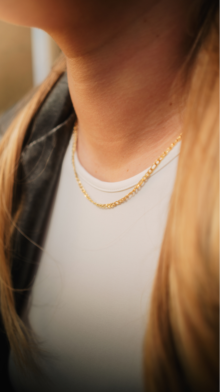 Figaro Ketting 3MM (Goud)