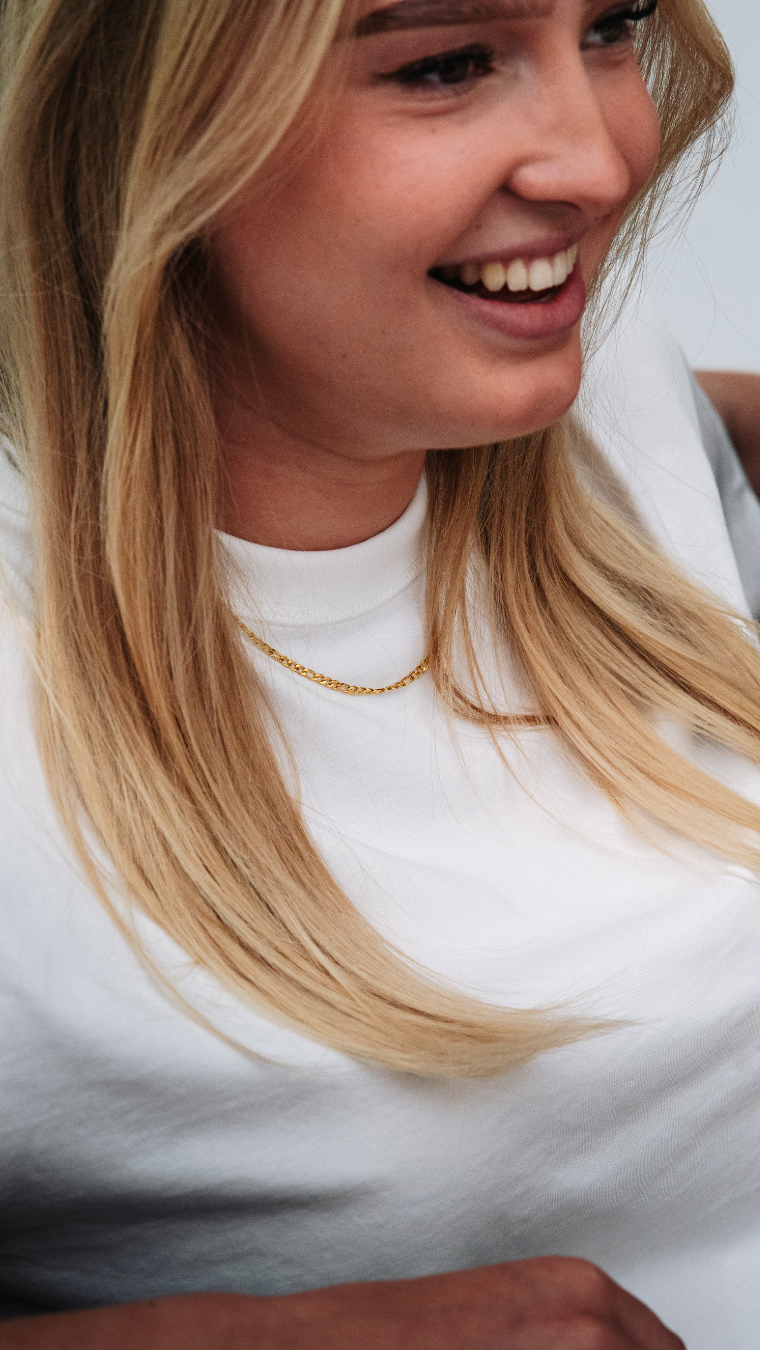 Figaro Ketting 3MM (Goud)